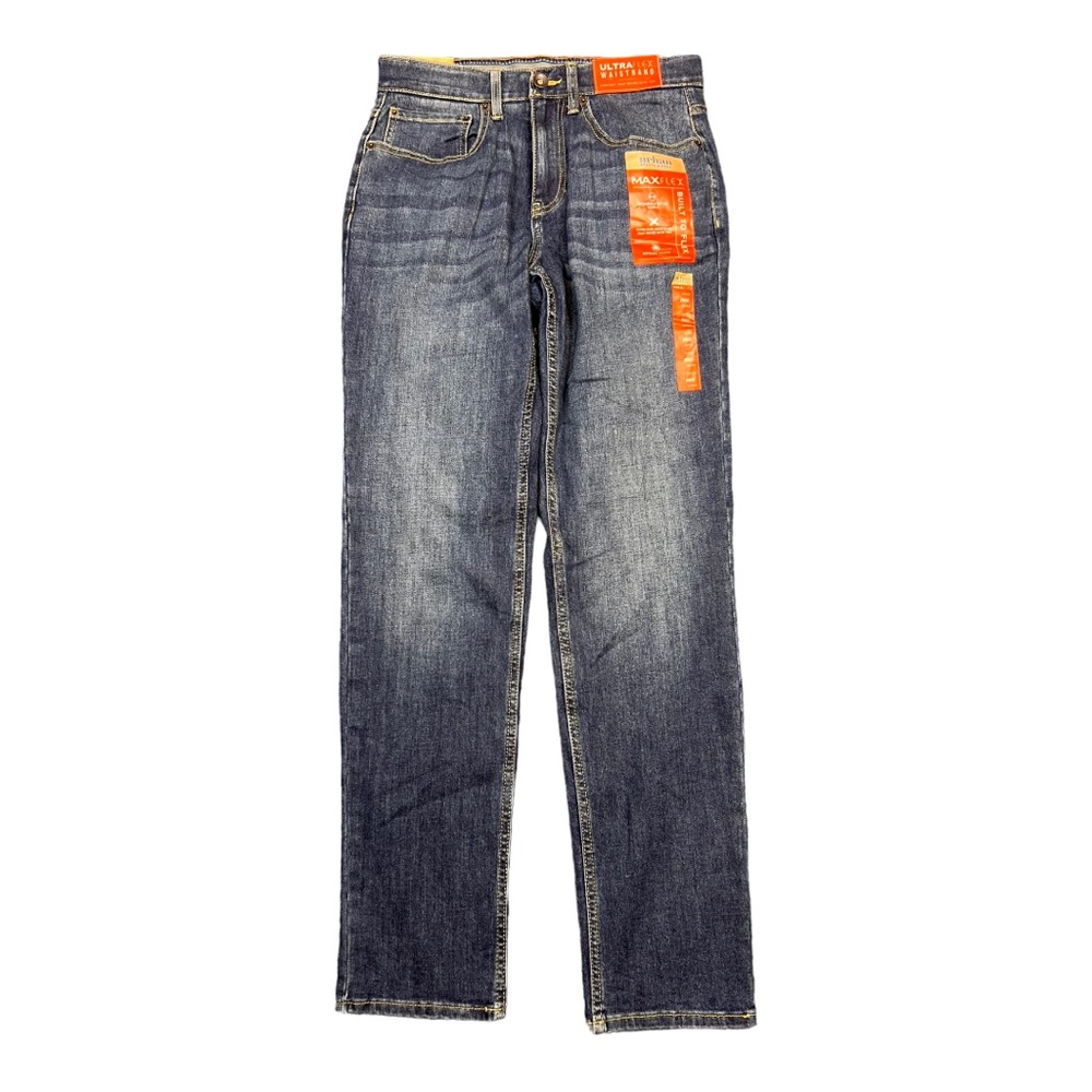 Urban Pipline mens blue denim jeans 29x32 taper max flex ultra flex waistband